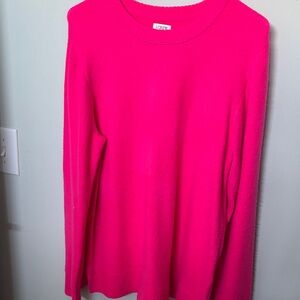 J. Crew Hot Pink Knit Top